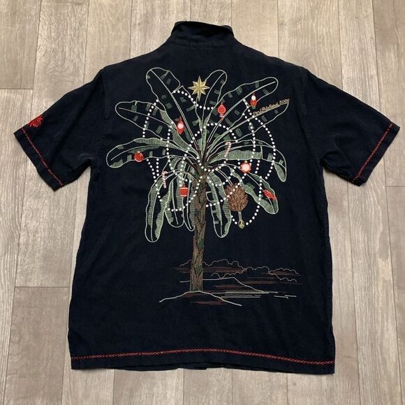 Mens Tori‎ Richard’s 100% Silk Hawaiian Tropical Beach Button Down Shirt - Picture 1 of 6
